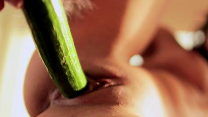 best of Pussy squirt fucked cucumber watch