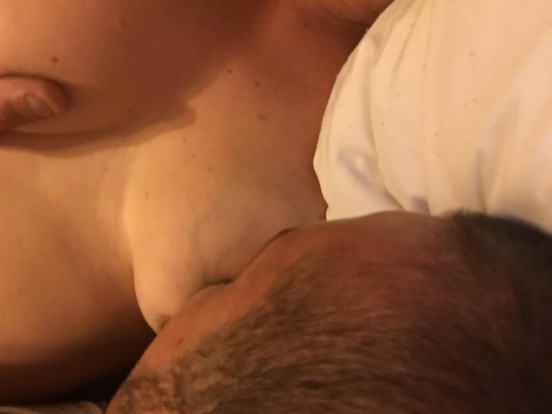 Authentic couple tits breast milk