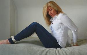 Bitsy recommend best of hogtied gagged jeans blonde