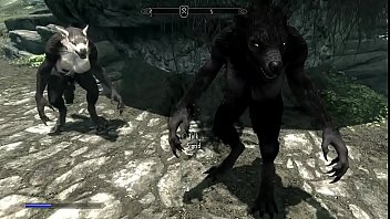 Skyrim werewolf animation testing